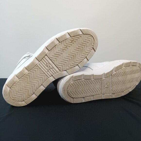 PUMA Karmen Rebelle Mid Platform Sneakers in white- Women's size 8 - Picture 11 of 14